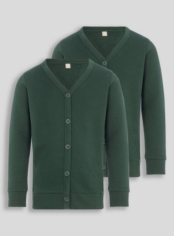 Green Sweat Cardigans 2 Pack - 5 years