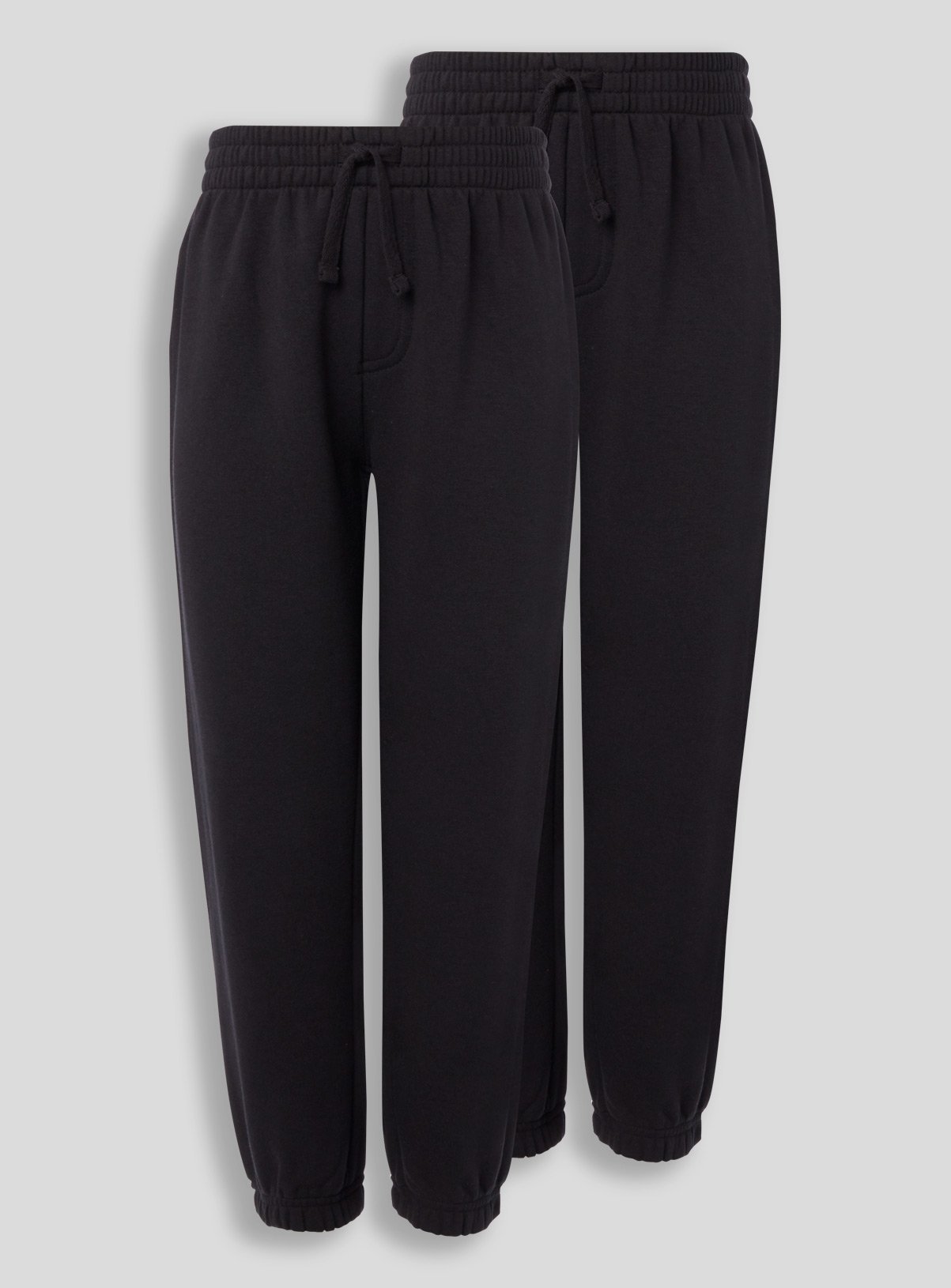 girls black joggers