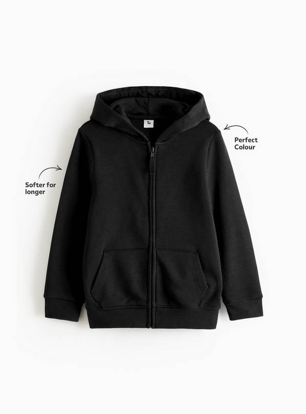 Children's Place Infant Black Zip Up Hoodie Gap Baby-girls
