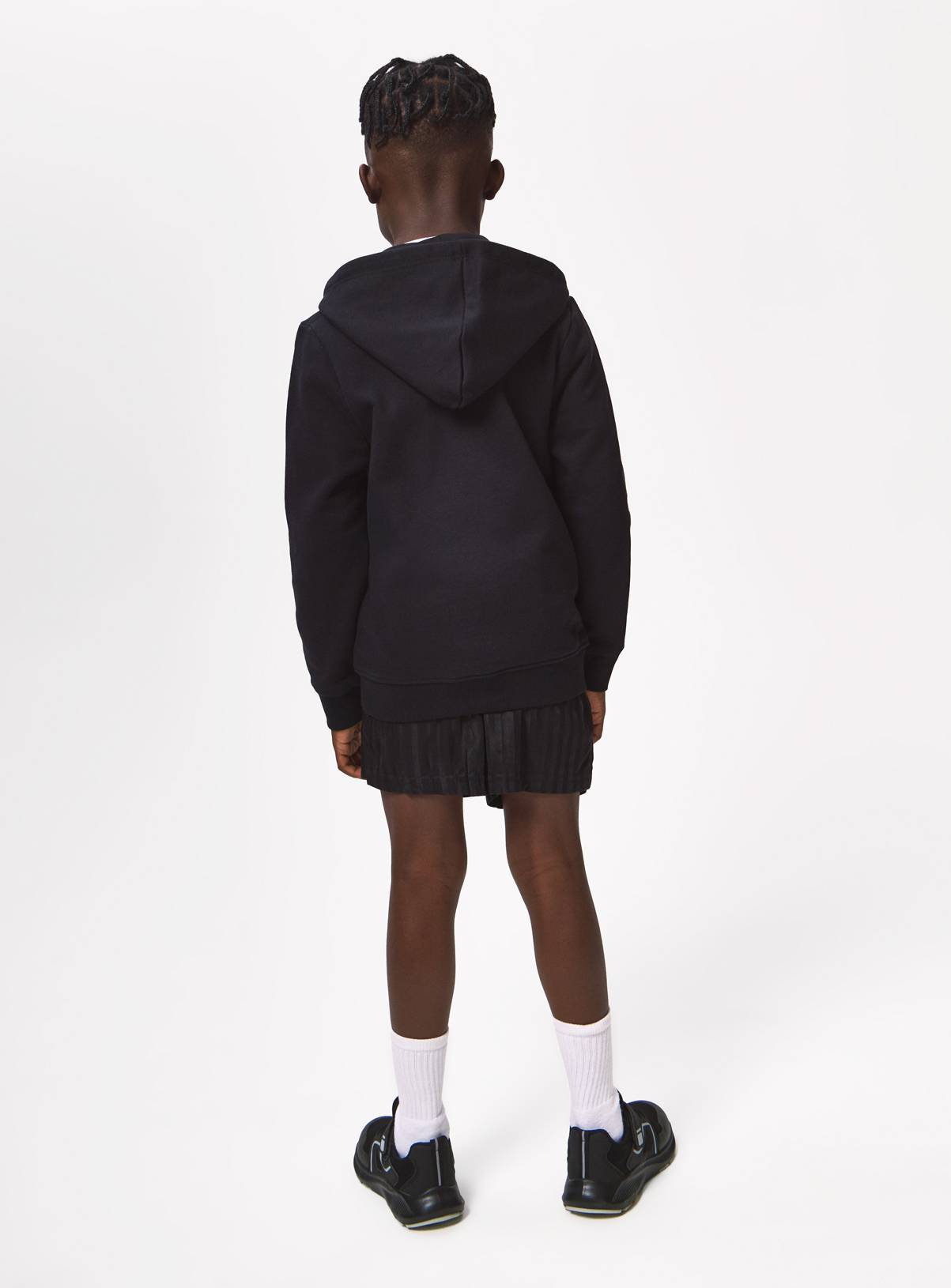 Unisex Black Sweat Hoodie  7 years - Image 3