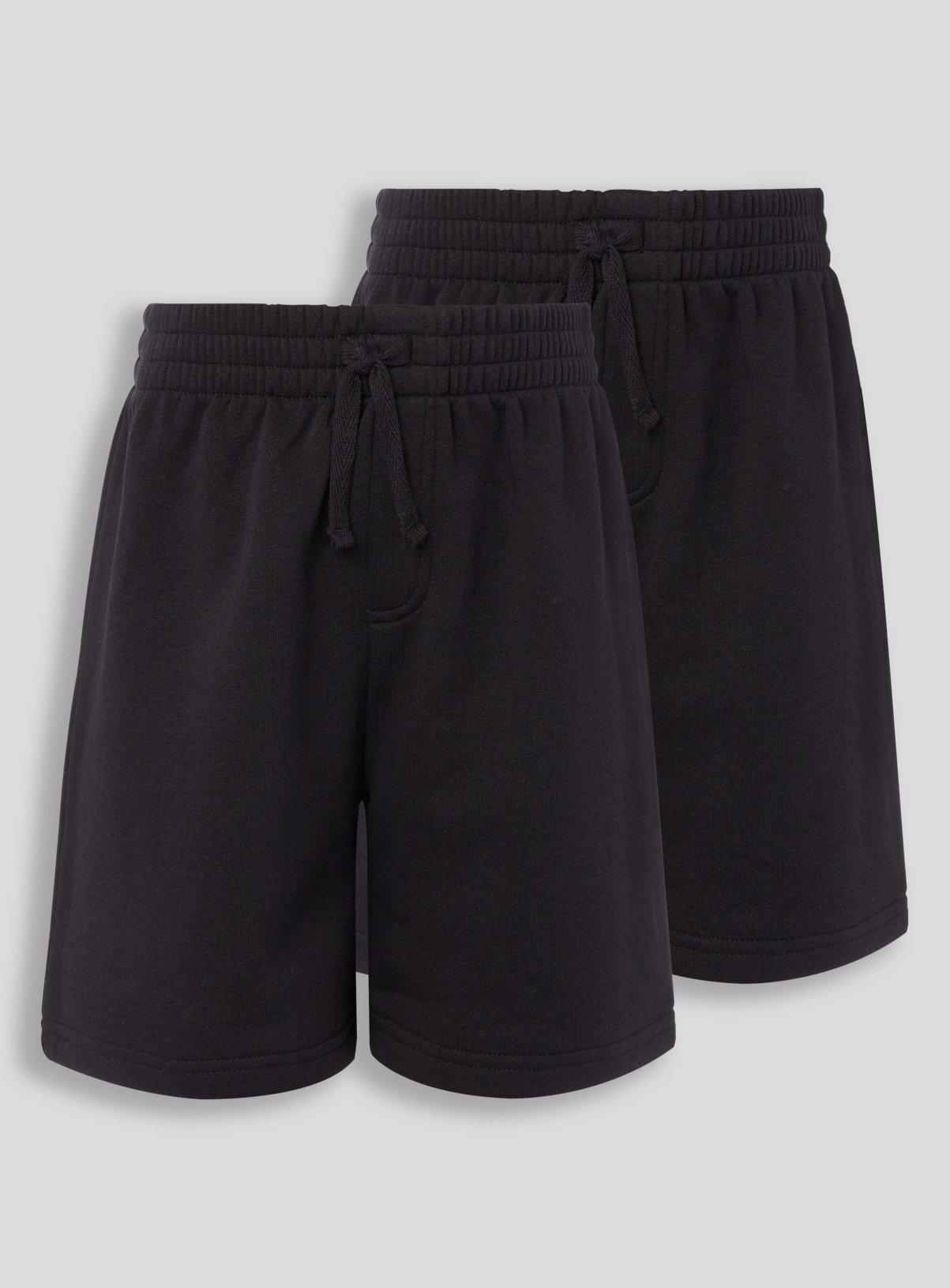 2 Pack Black Sweat Shorts 3 years - Image 1 thumbnail