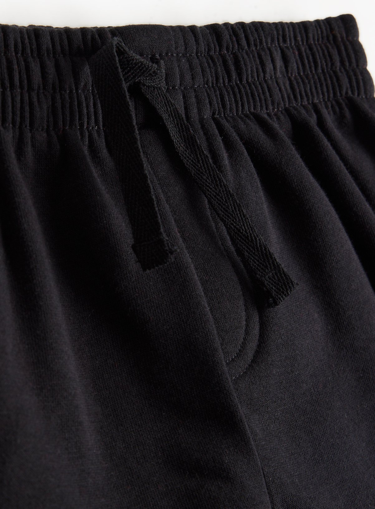 2 Pack Black Sweat Shorts 3 years - Image 4 thumbnail