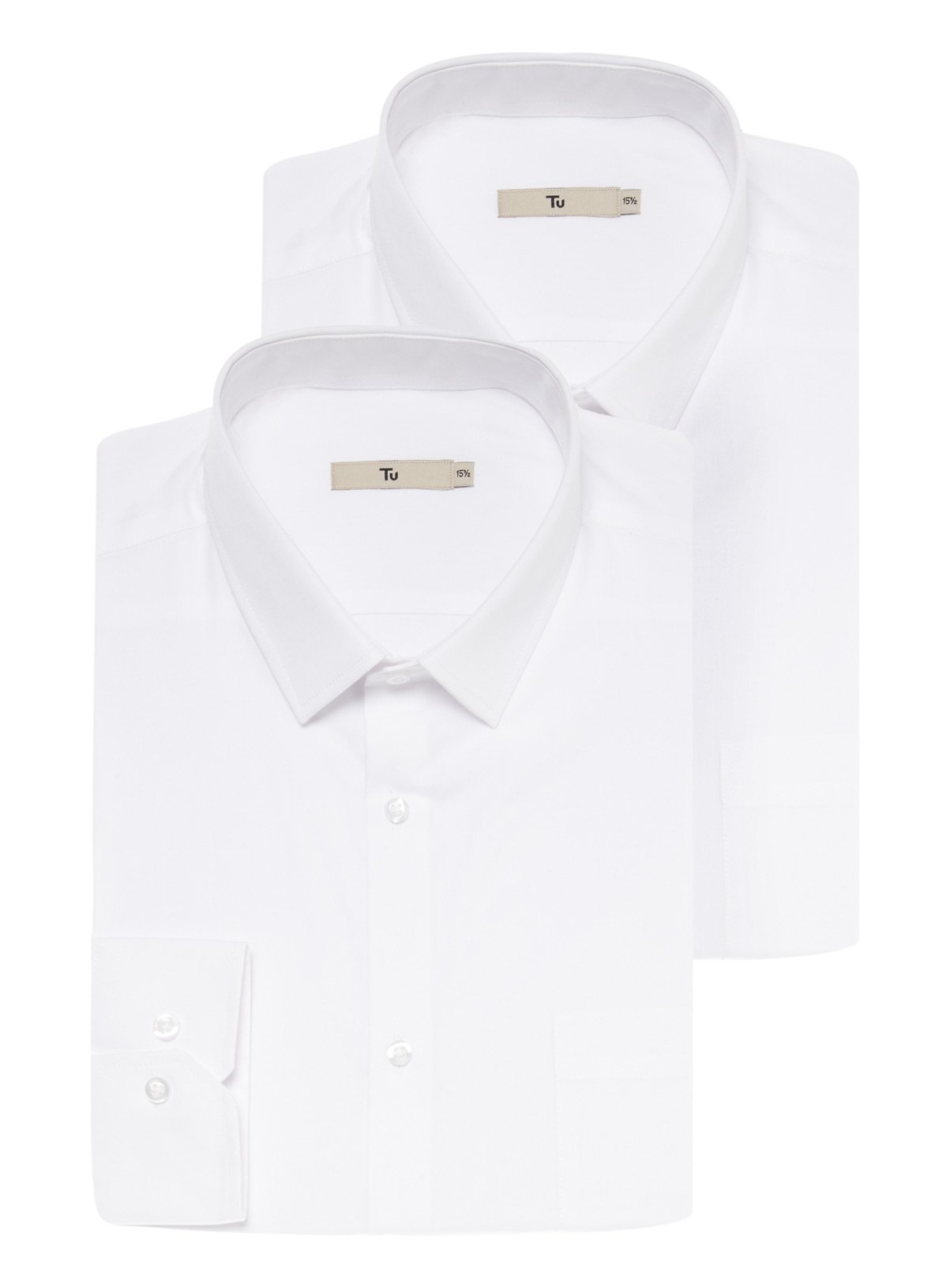 white shirt 16 inch collar