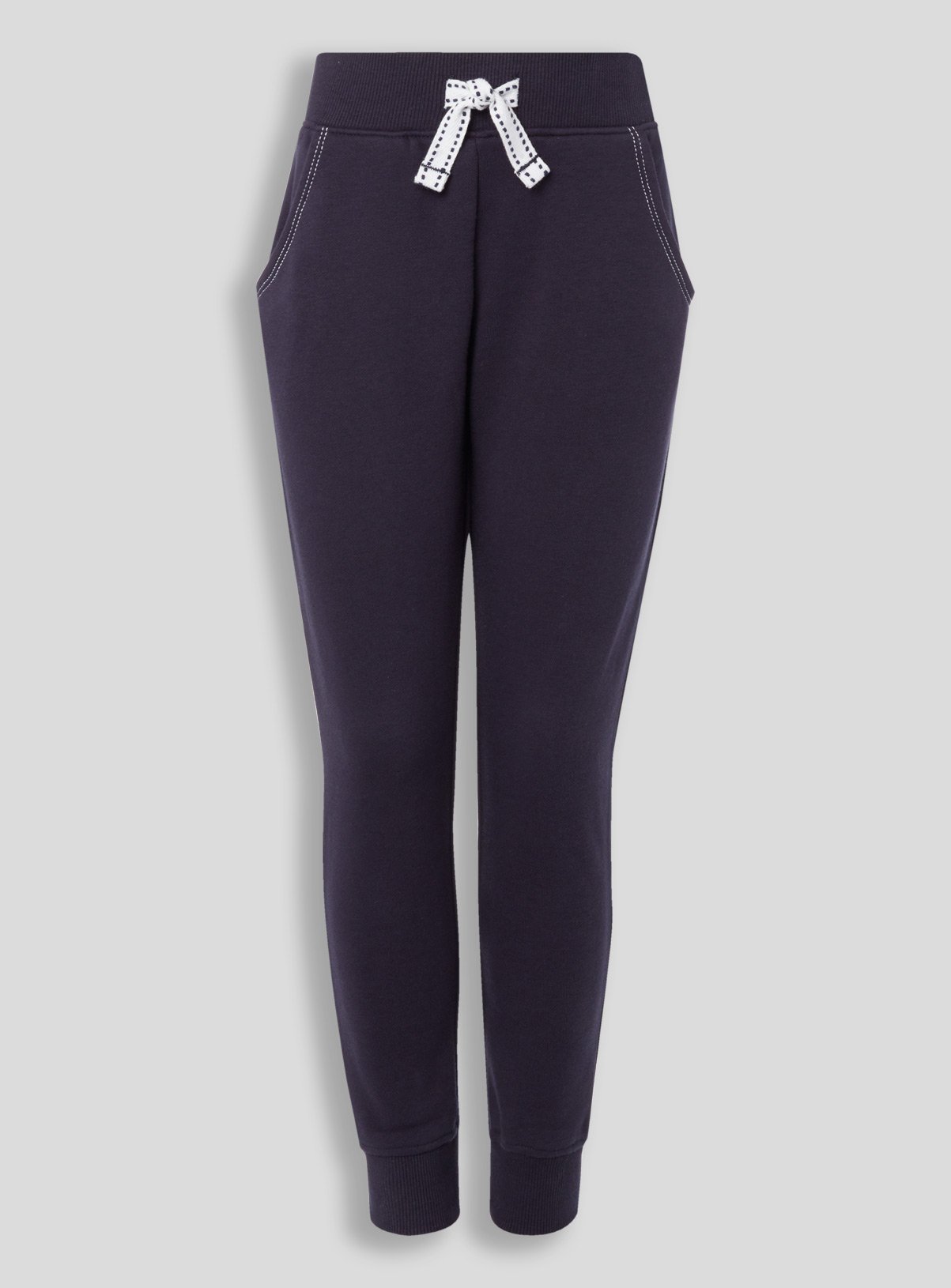 girls navy joggers