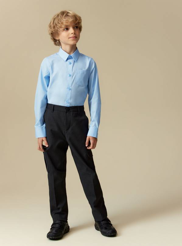 Boys fashion school cargo trousers