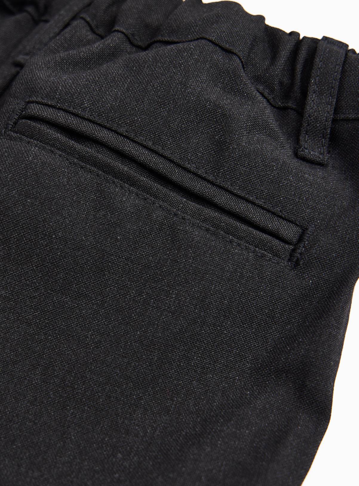 Charcoal Polyester Reinforced Knee Cargo Trousers 2 Pack 5 years - Image 2