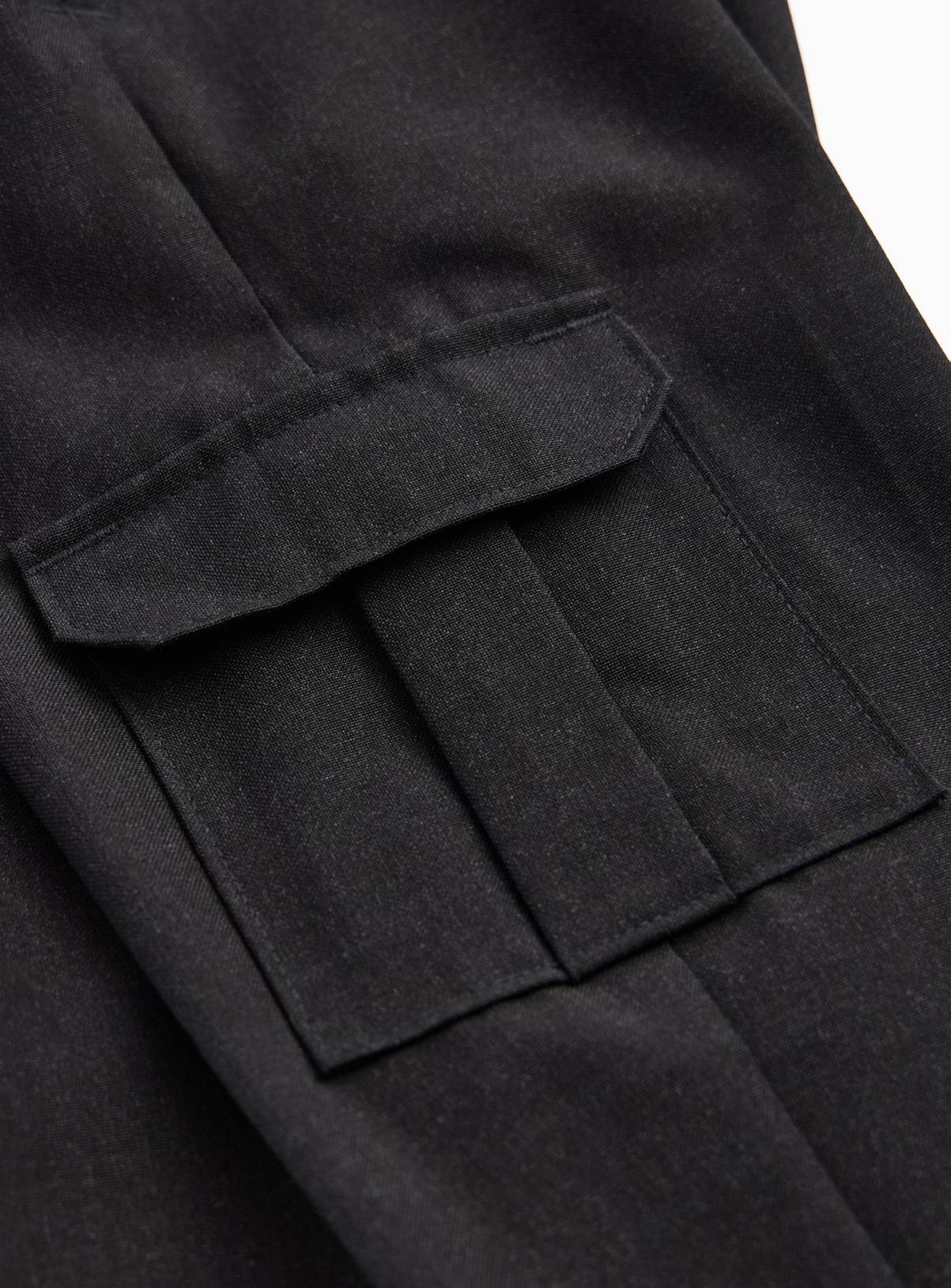 Charcoal Polyester Reinforced Knee Cargo Trousers 2 Pack 5 years - Image 3