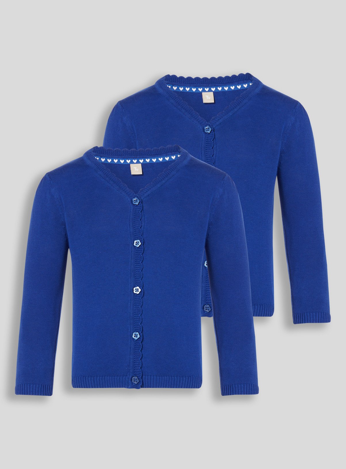 royal blue sweat cardigan