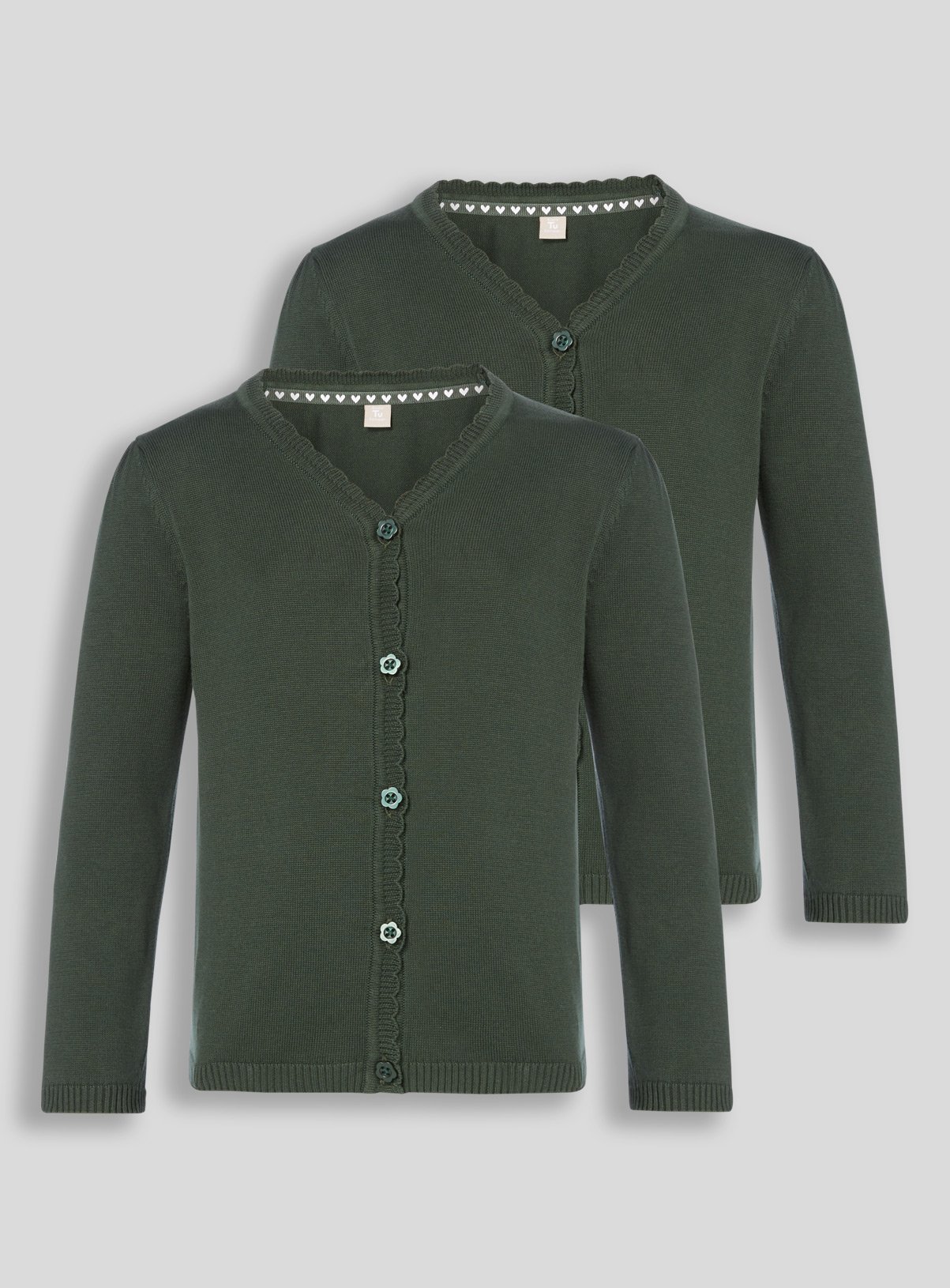 Green Scalloped Cardigan 2 Pack Review