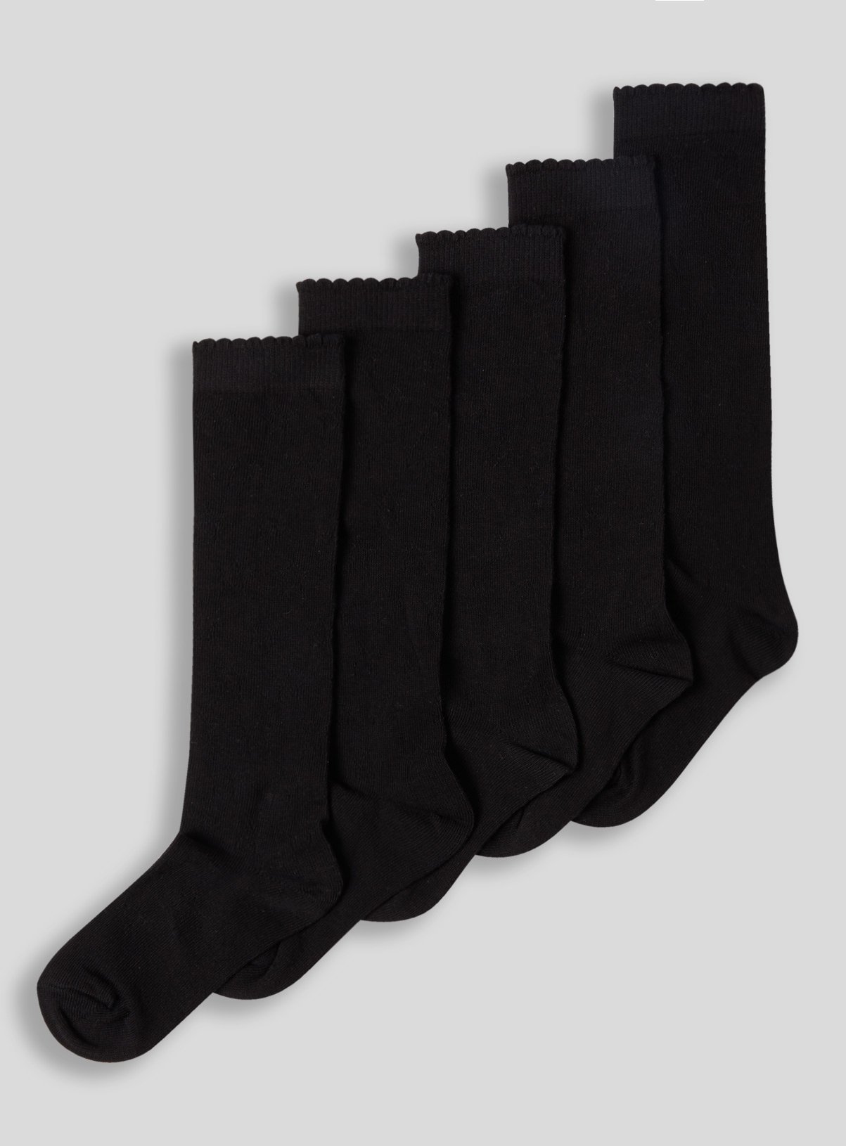 baby girl black knee high socks