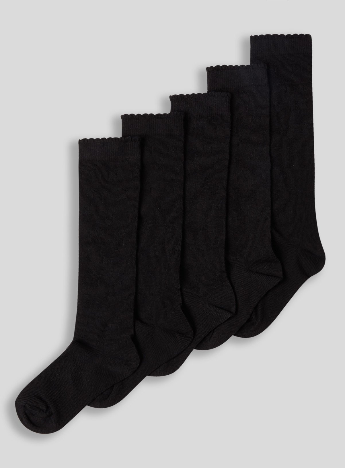 baby black knee high socks