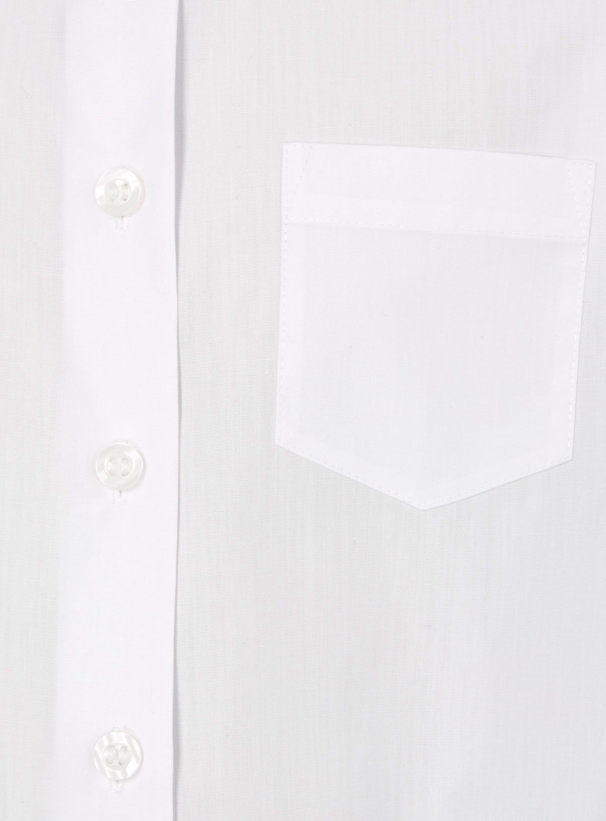 White Long Sleeve Button Front Shirts 3 Pack 17 years - Image 3 thumbnail