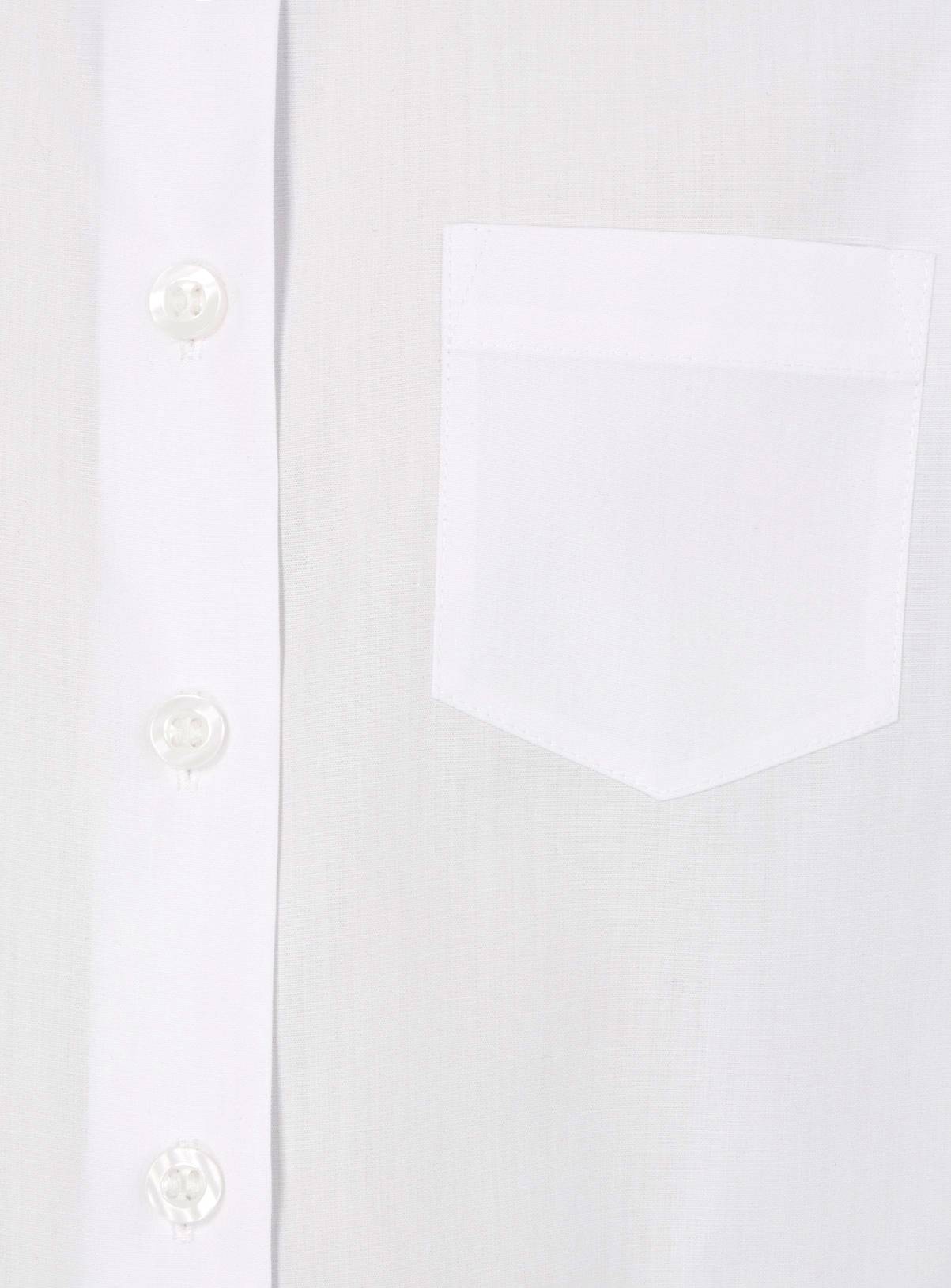 White Long Sleeve Button Front Shirts 3 Pack 17 years - Image 3