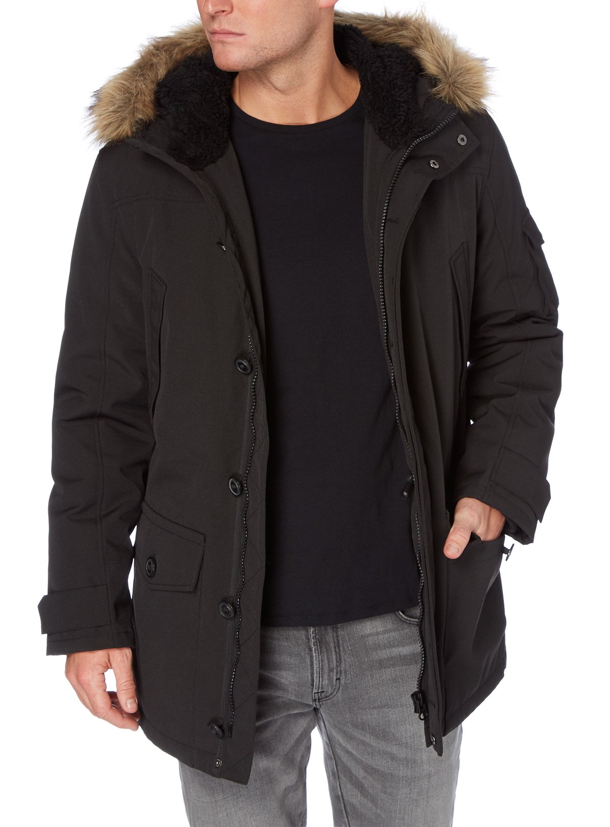 black parka mens