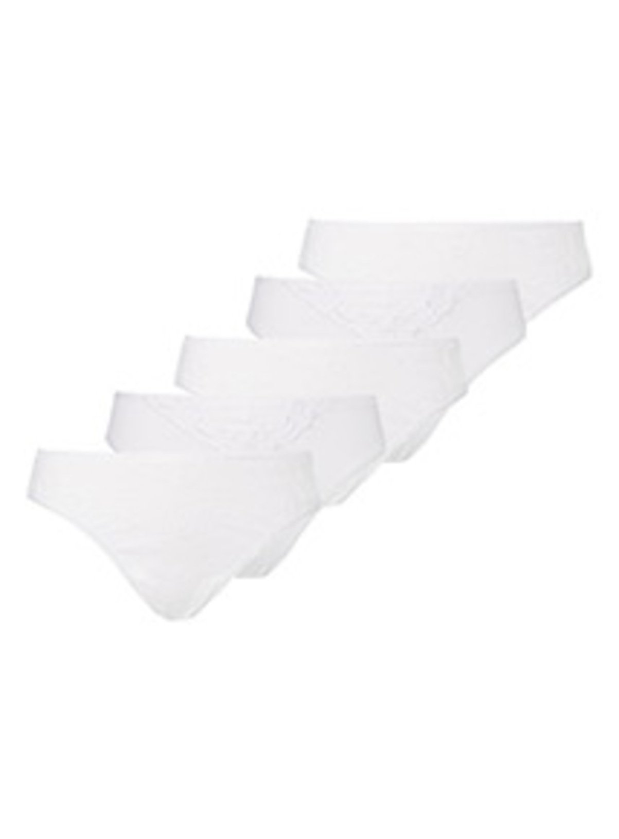 White Embroidered High Leg Knickers 5 Pack Review