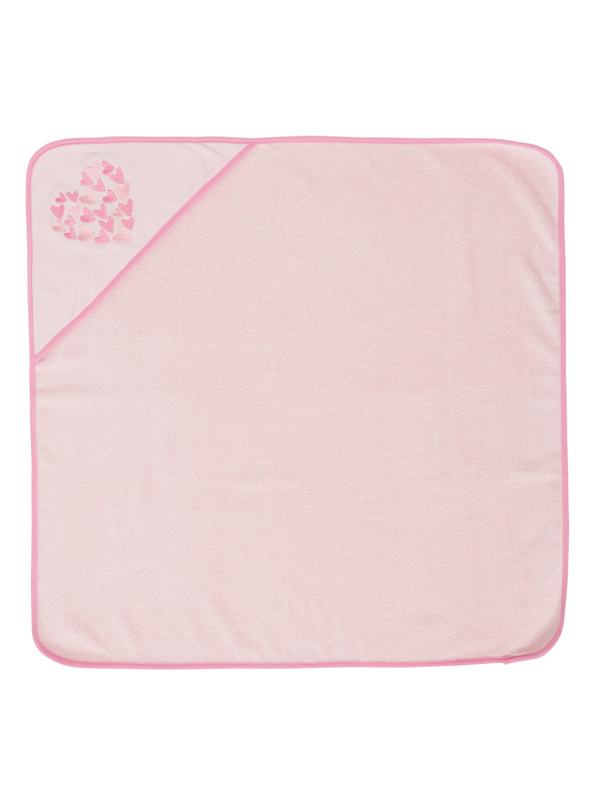 pink hooded towel