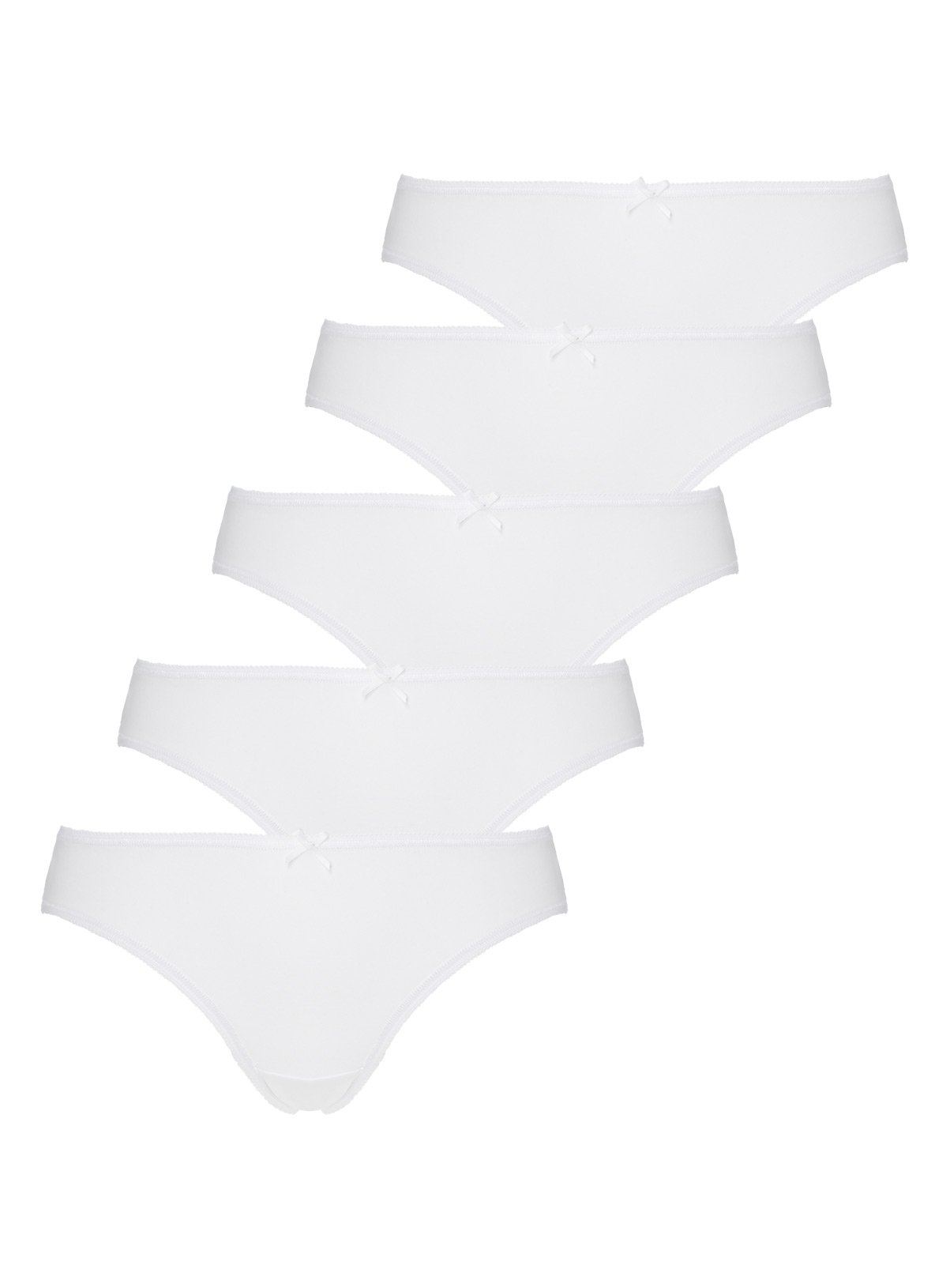 White Brazilian Knickers 5 Pack Review