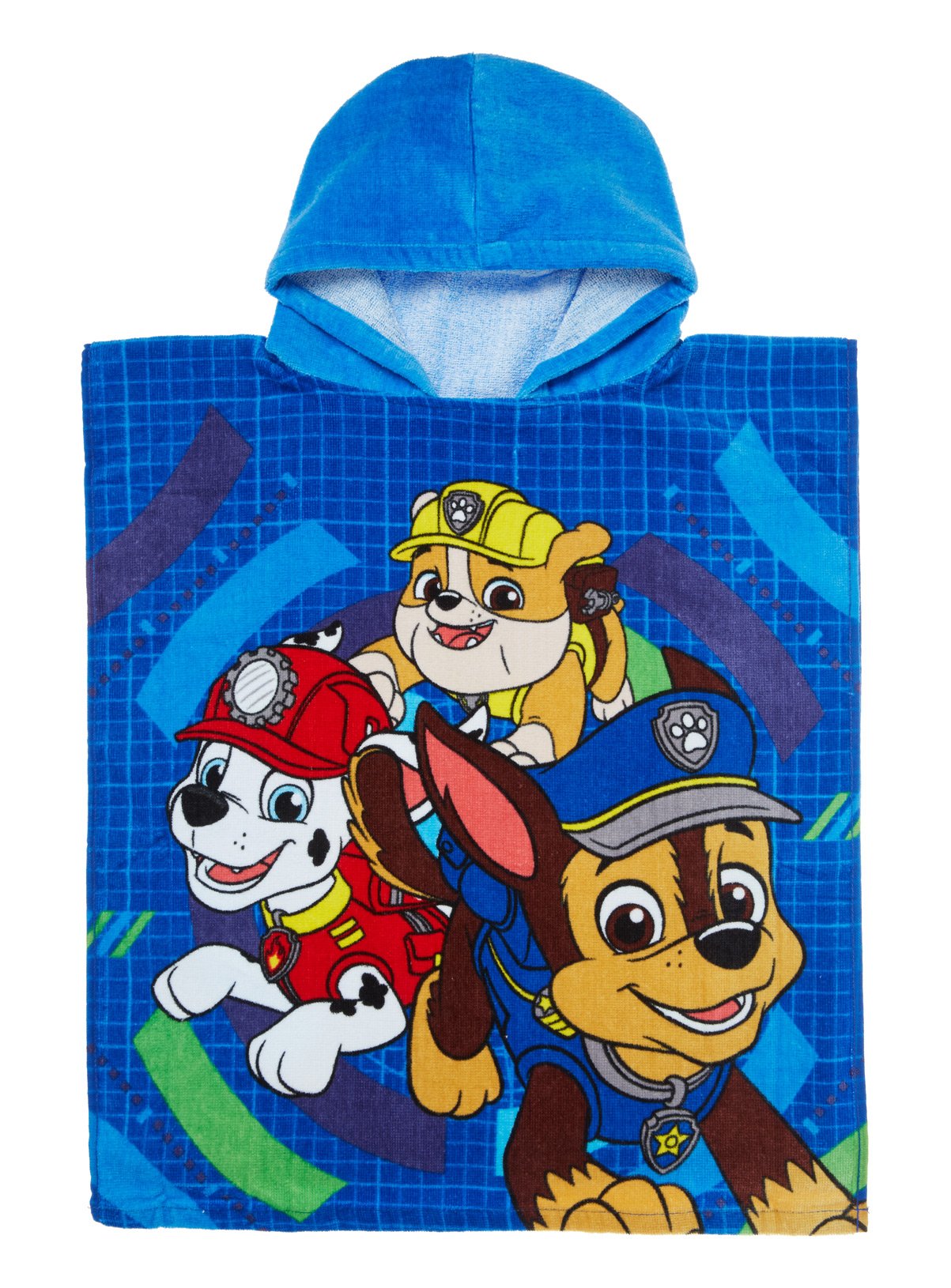 paw patrol hooded beach towel