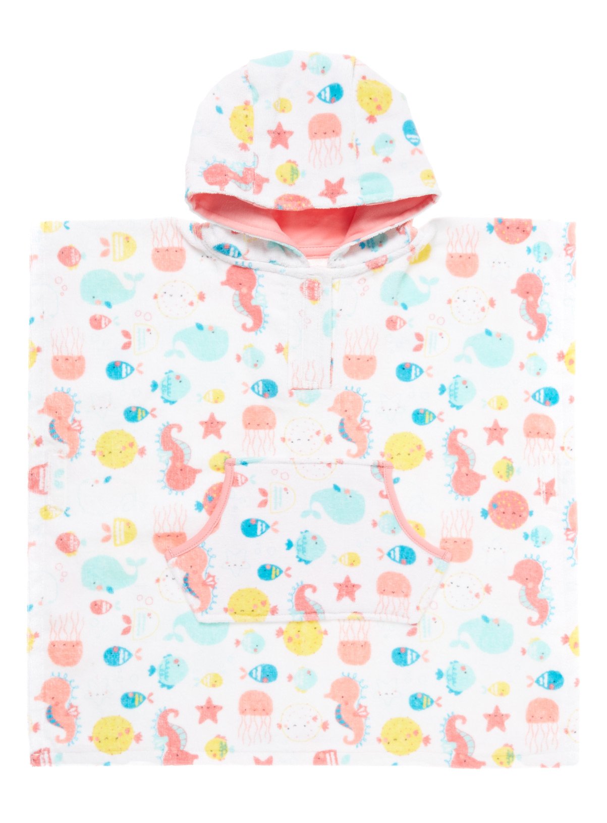 girls poncho towel