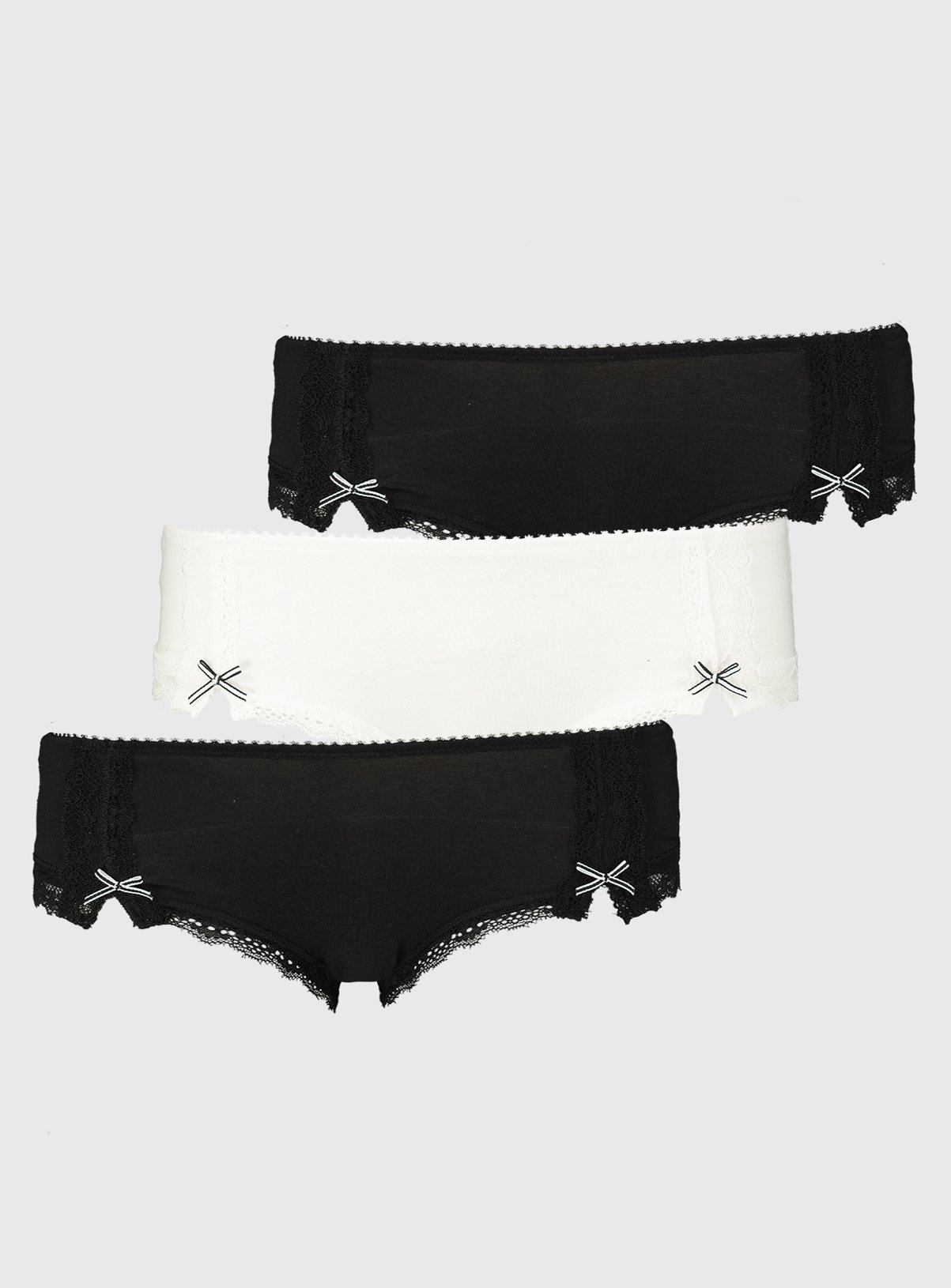 Black & White Knicker Shorts 3 Pack Review