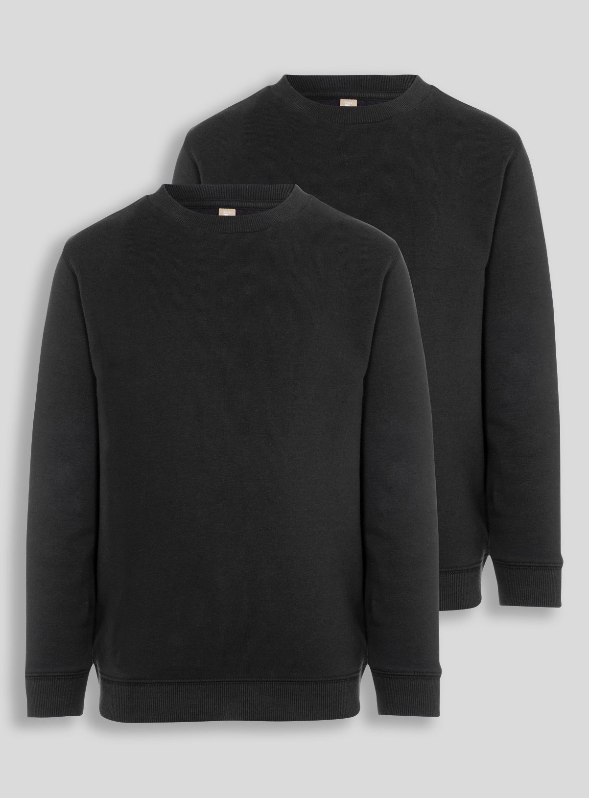 Download Online Exclusive Black Crew Neck Sweatshirt 2 Pack ...