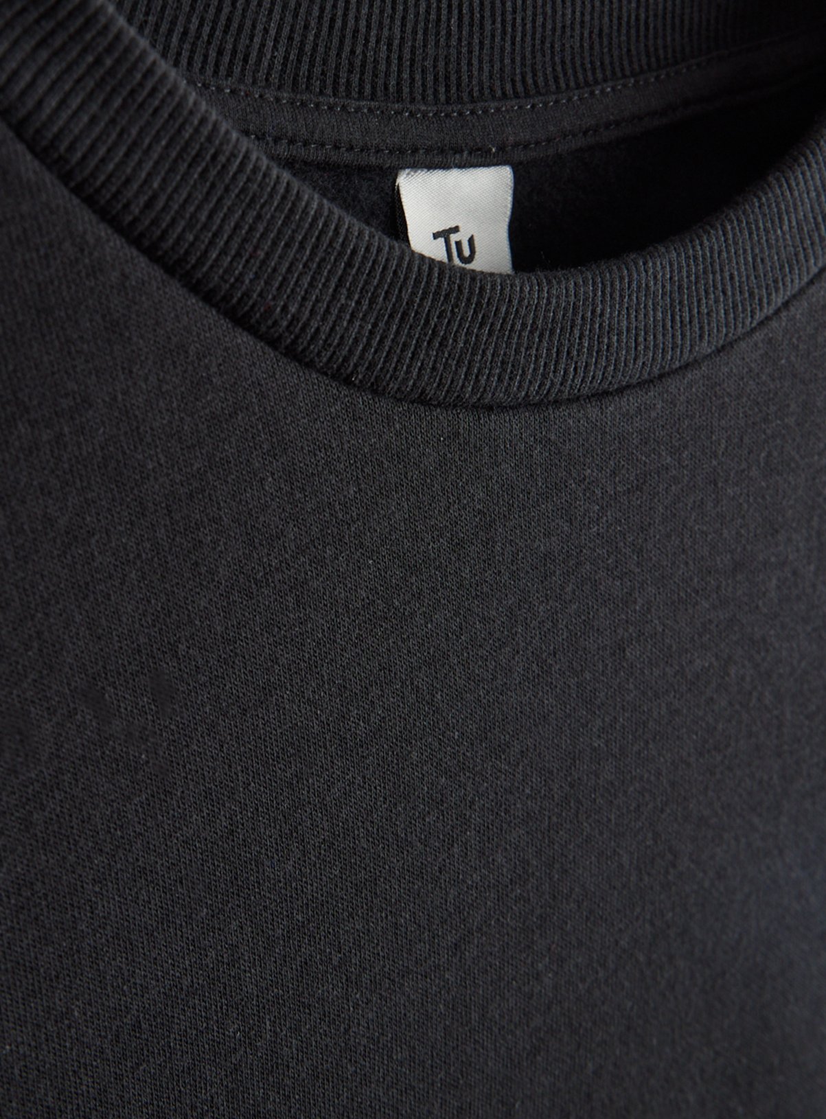 2 Pack Black Crew Neck Sweatshirts 12 years - Image 2 thumbnail