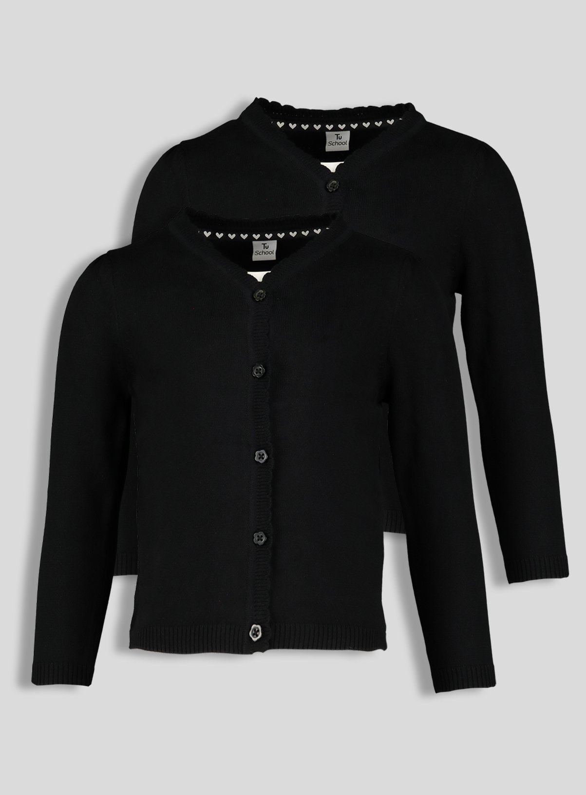 Black Scalloped Cardigan 2 Pack Review