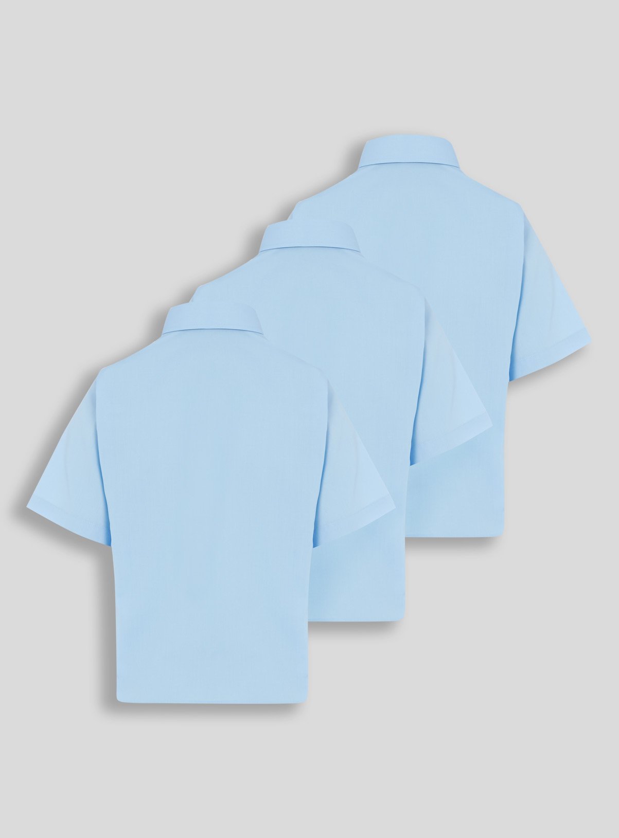 Blue Woven Non Iron School Shirts 3 Pack Review