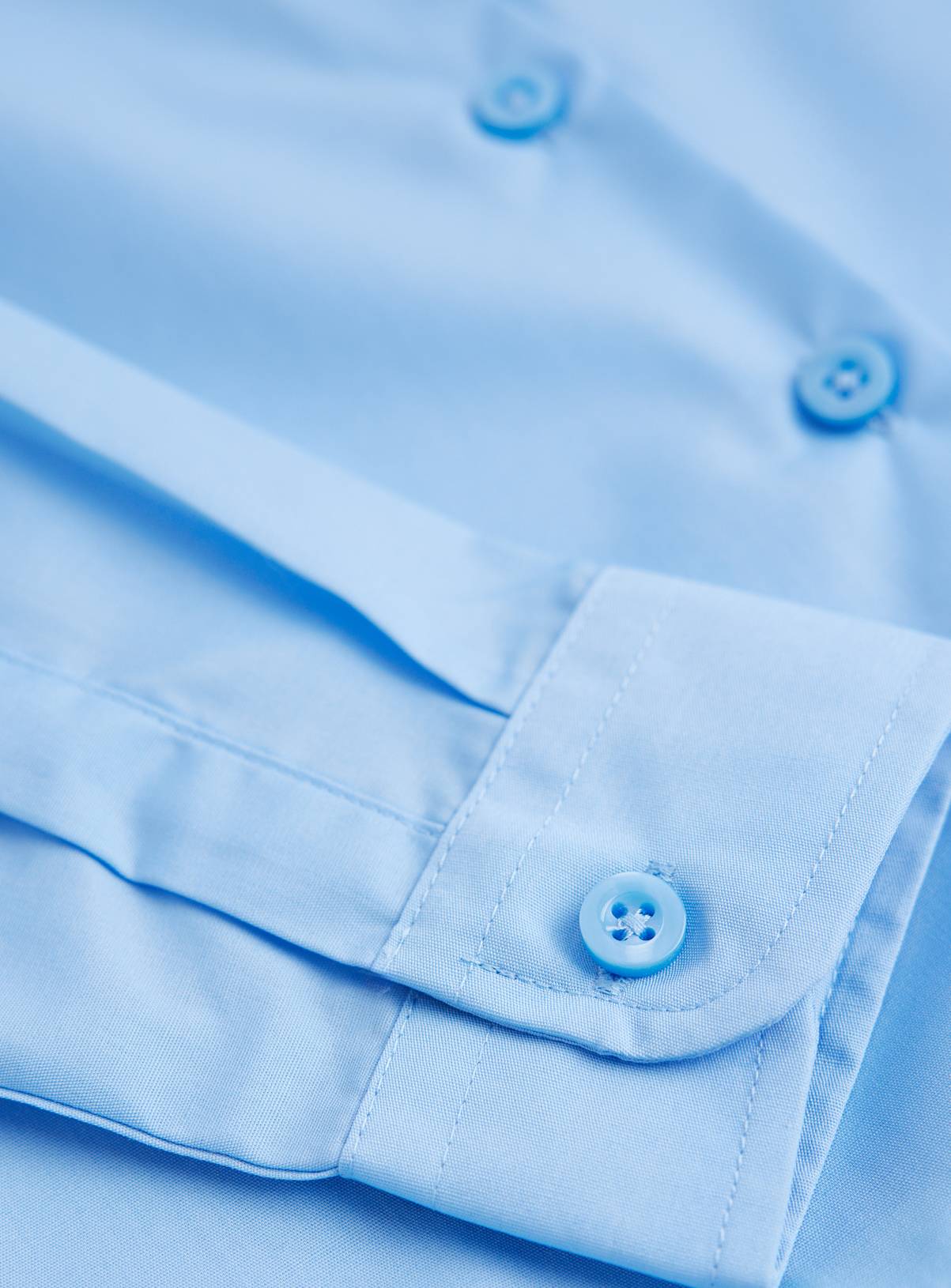 Girls 3 Pack Blue Long Sleeve Shirts 4 years - Image 4