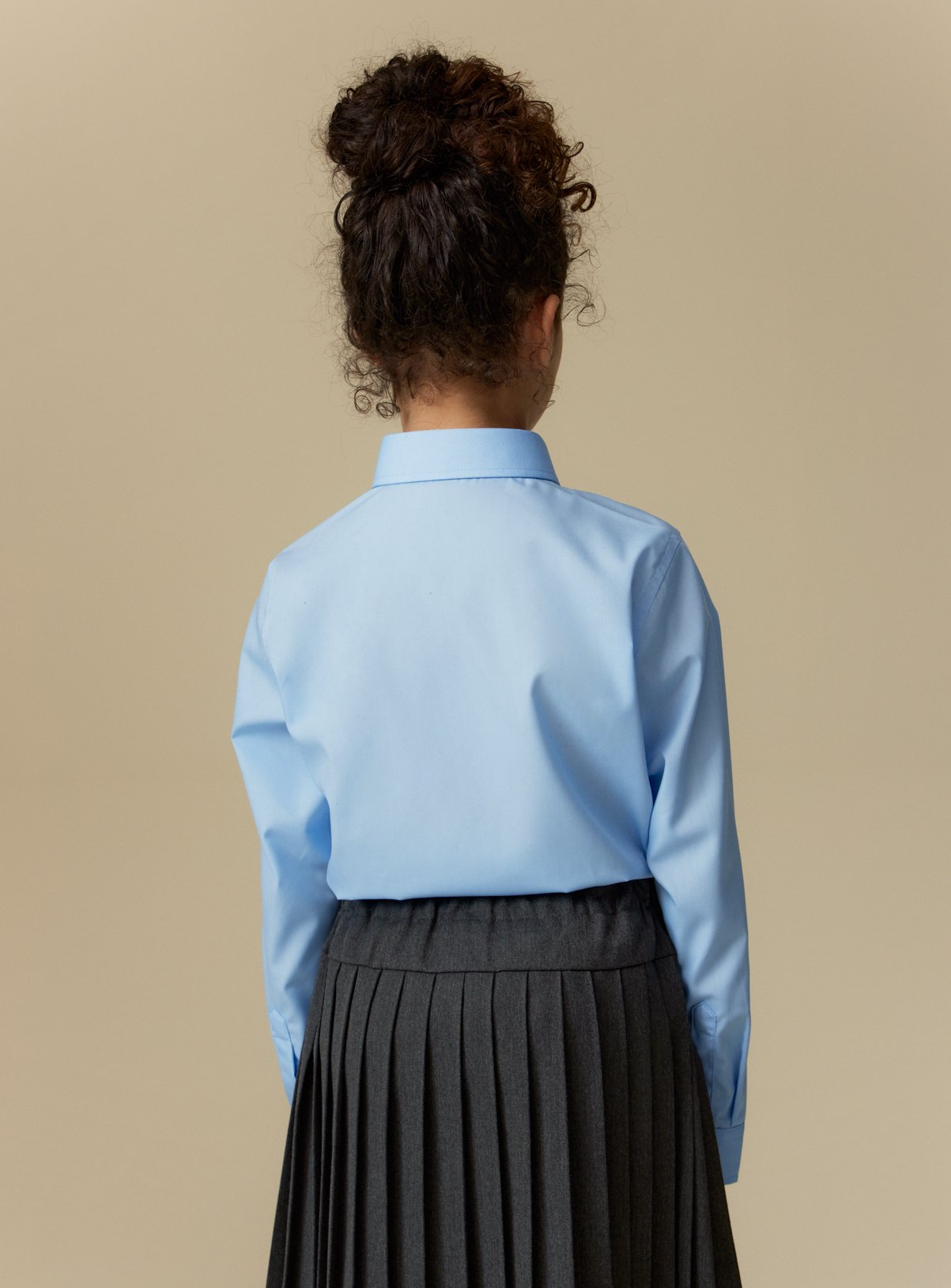 Girls 3 Pack Blue Long Sleeve Shirts 4 years - Image 6 thumbnail