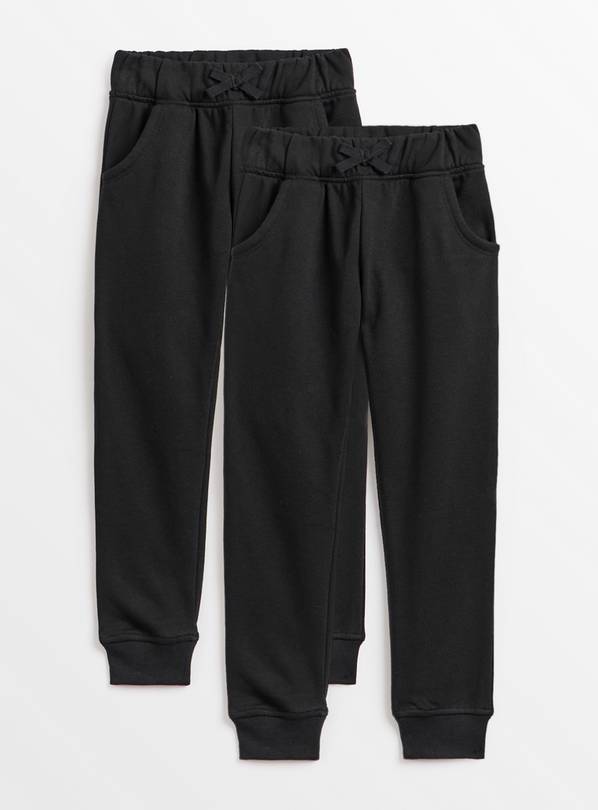 Buy Black Joggers 2 Pack 6 years, PE kits