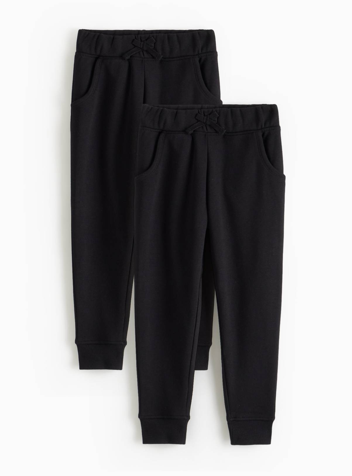 2 Pack Black Joggers 16 years - Image 1