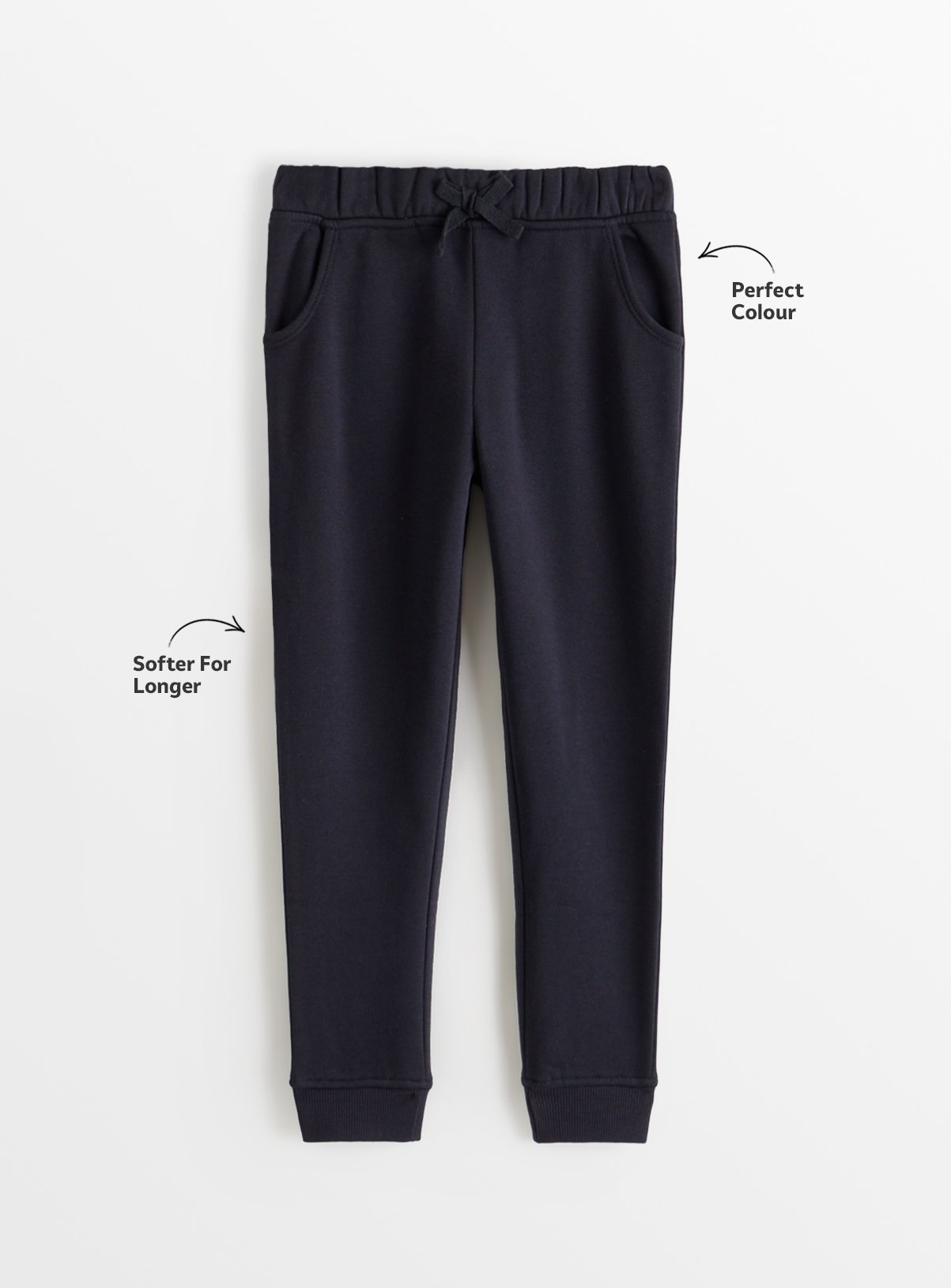 2 Pack Navy Joggers 4 years - Image 3 thumbnail