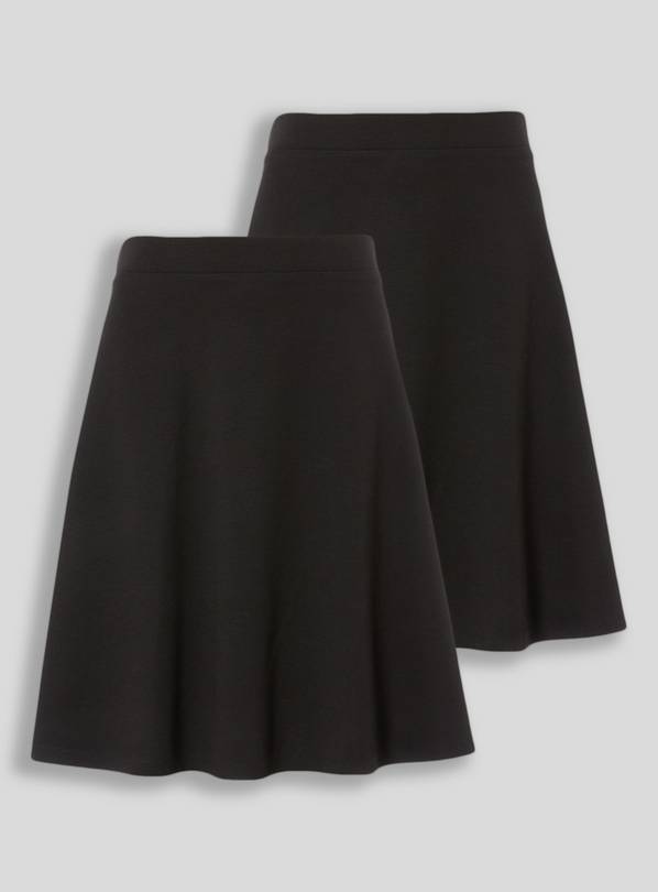 Black 2 Pack Skater Skirt - 7 years