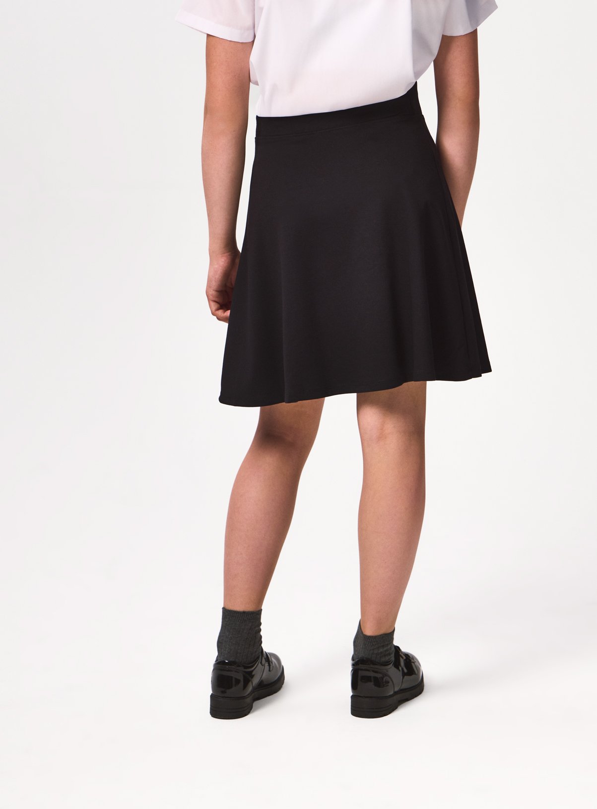2 Pack Black Jersey Skater Skirts 10 years - Image 6 thumbnail
