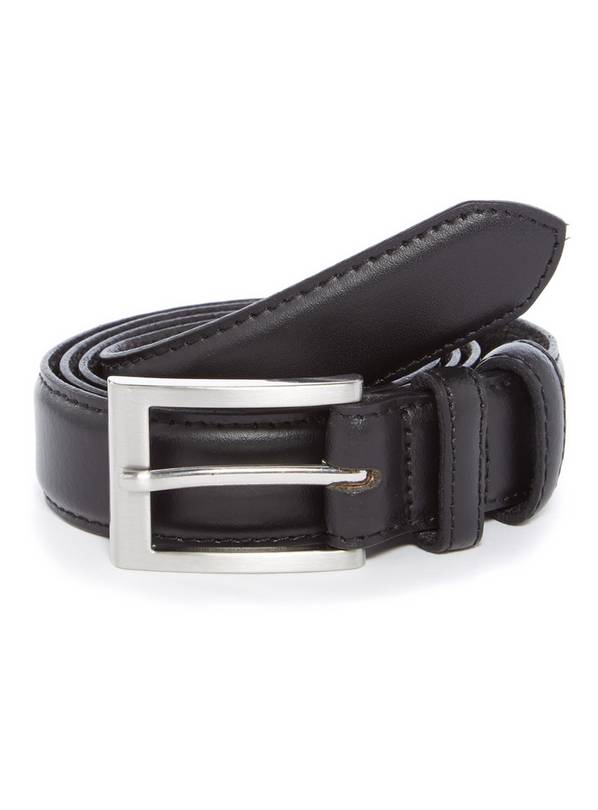 Buy Black Formal Leather Belt - XL | Accessories | Argos