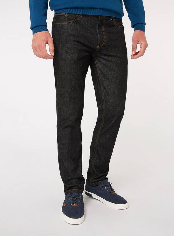 Buy Black Wash Denim Slim Fit Jeans With Stretch - L32 | Jeans |