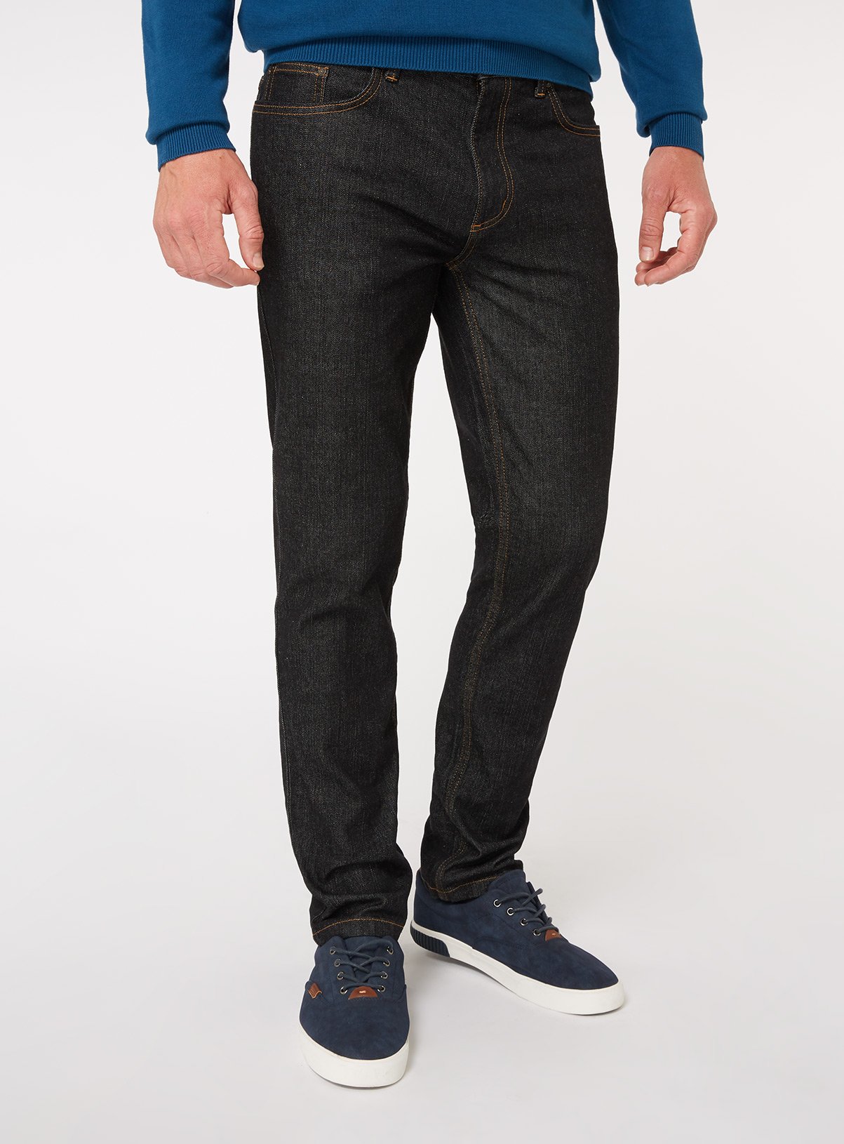 Black Wash Denim Slim Fit Jeans With Stretch Review