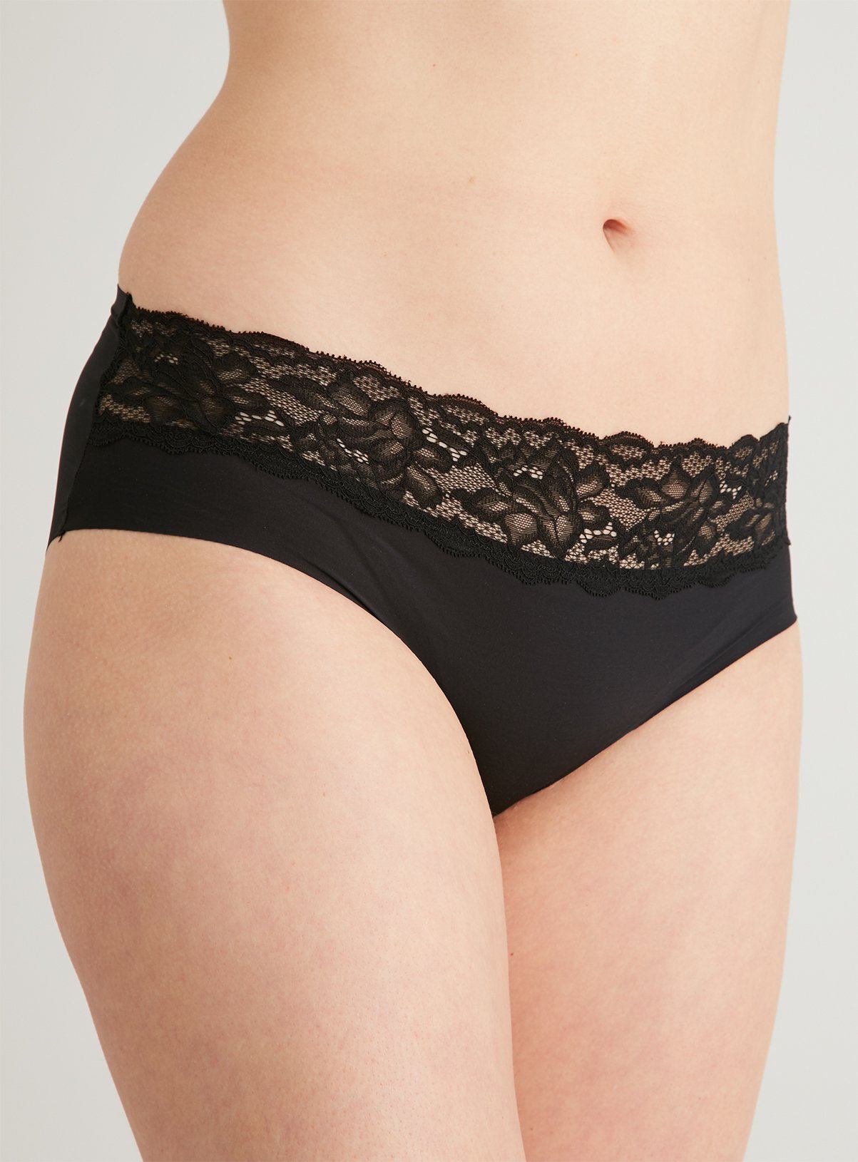 Black No VPL Lace Knicker Shorts 3 Pack Review