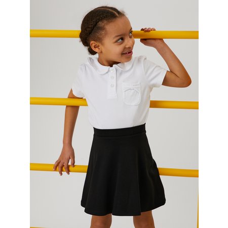 Black Jersey Skater Skirts 2 Pack - 3 years
