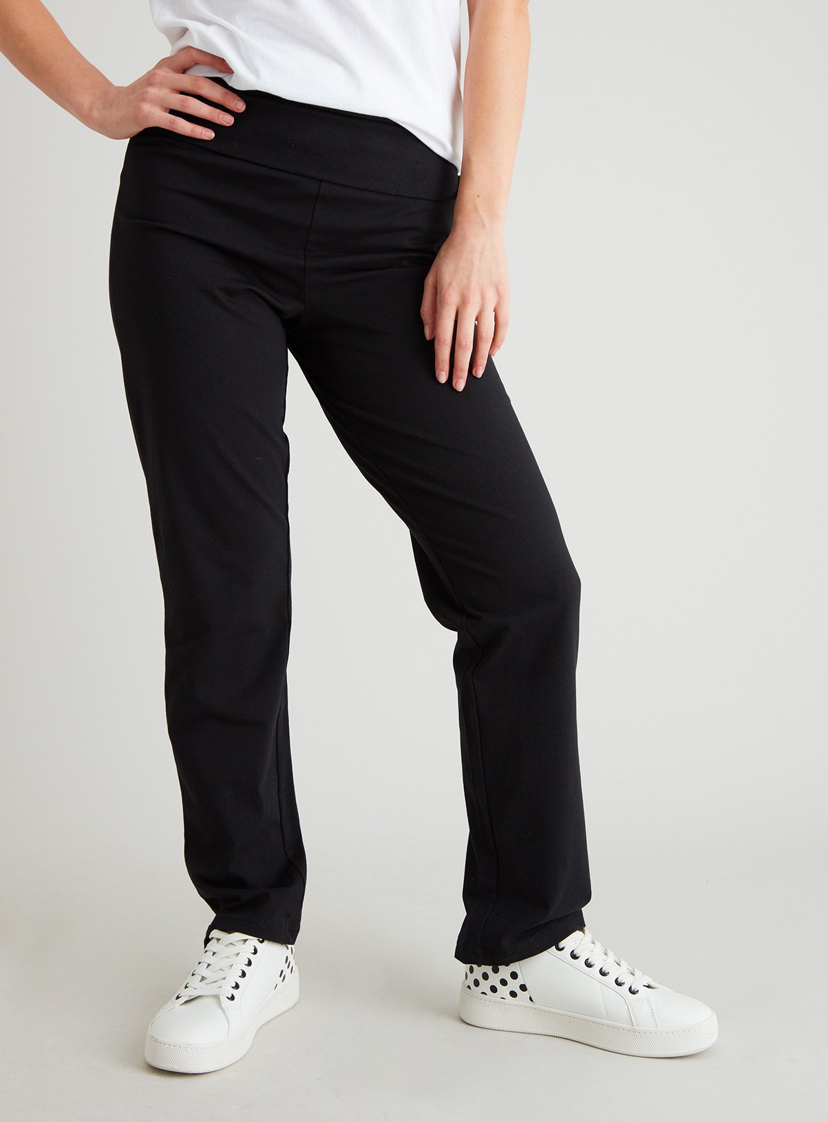 Black Roll Top Joggers Review