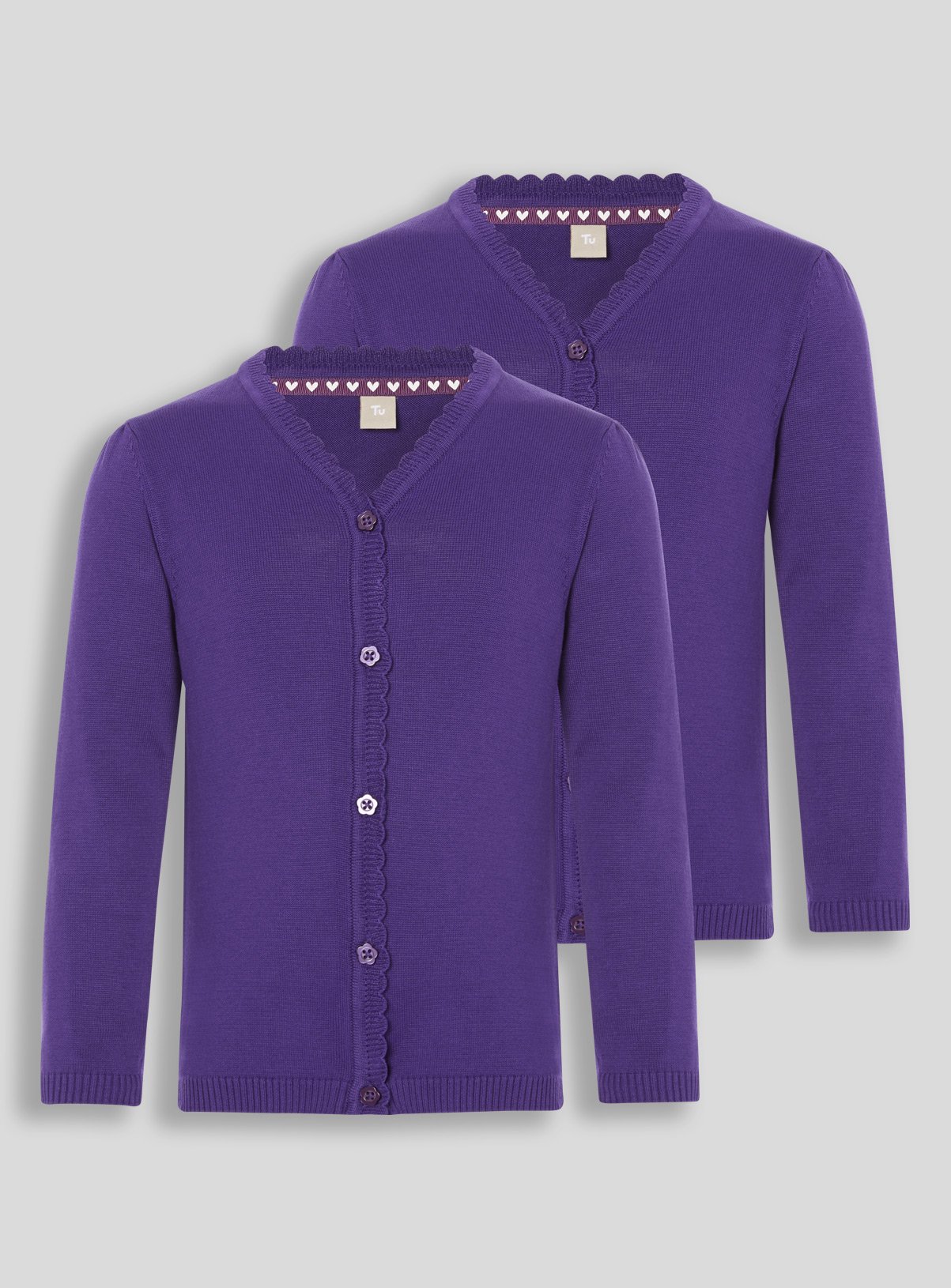 dark green school cardigan