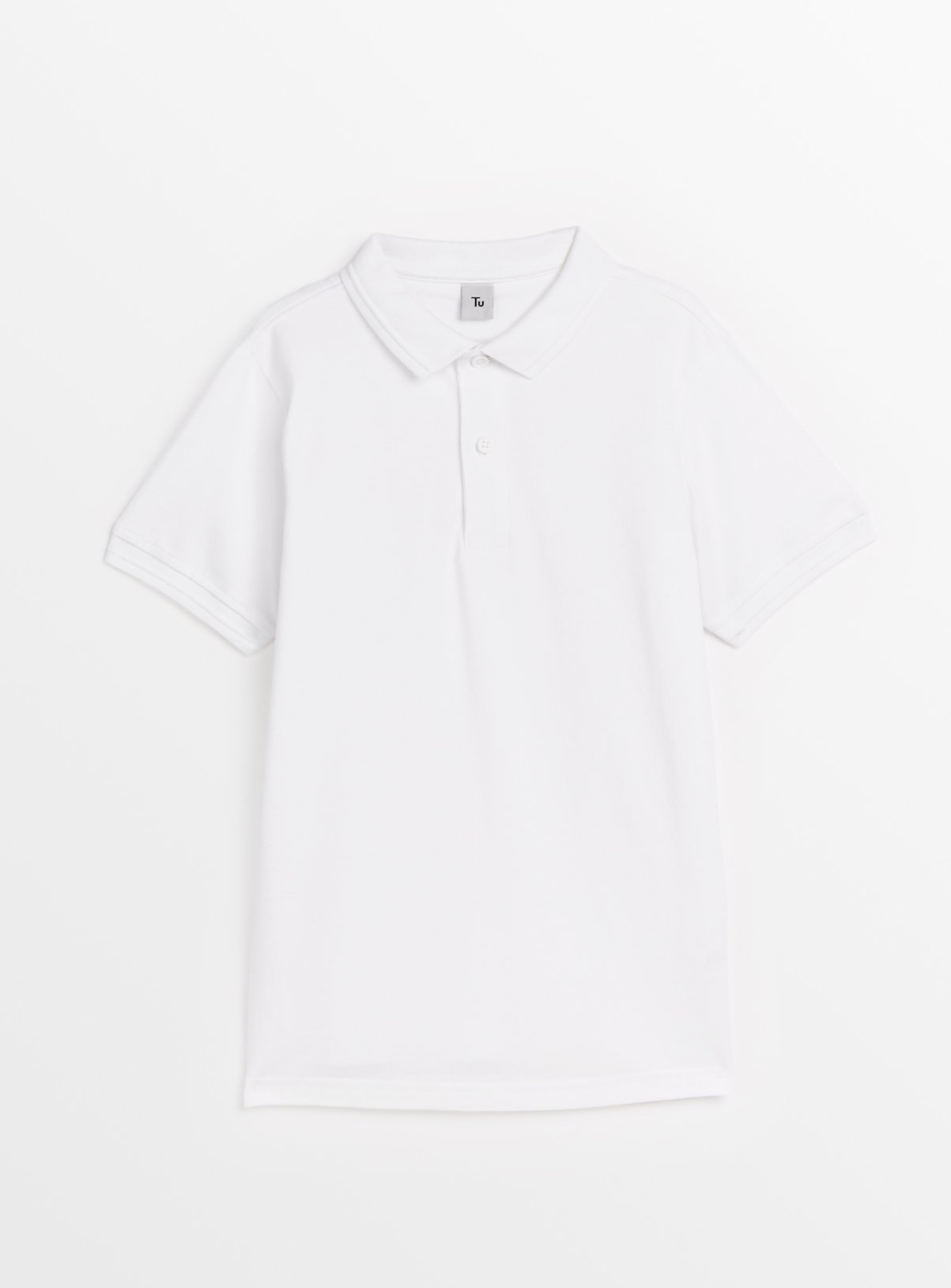 White Slim Fit Teen Polo 2 Pack Review