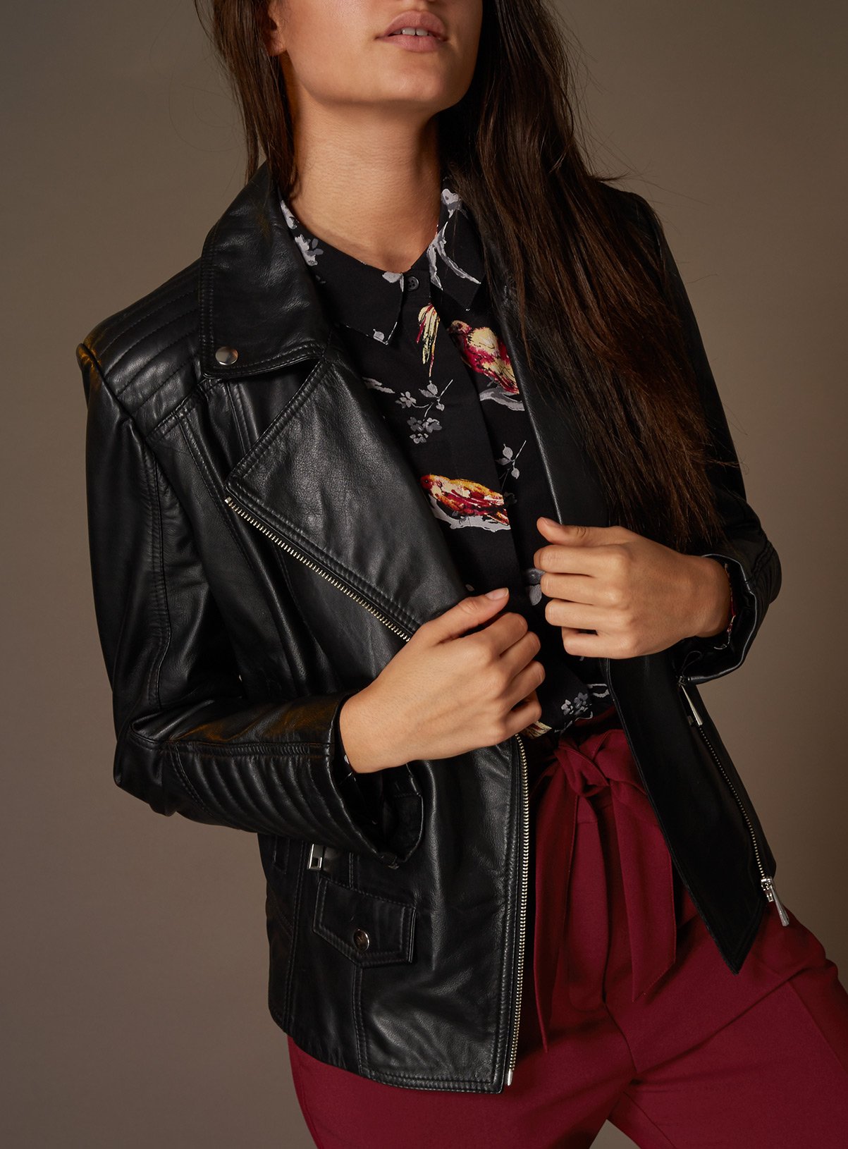 premium leather jacket