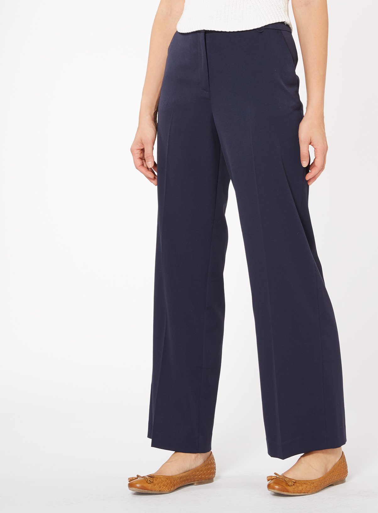 Navy Blue Wide Leg Trousers Review