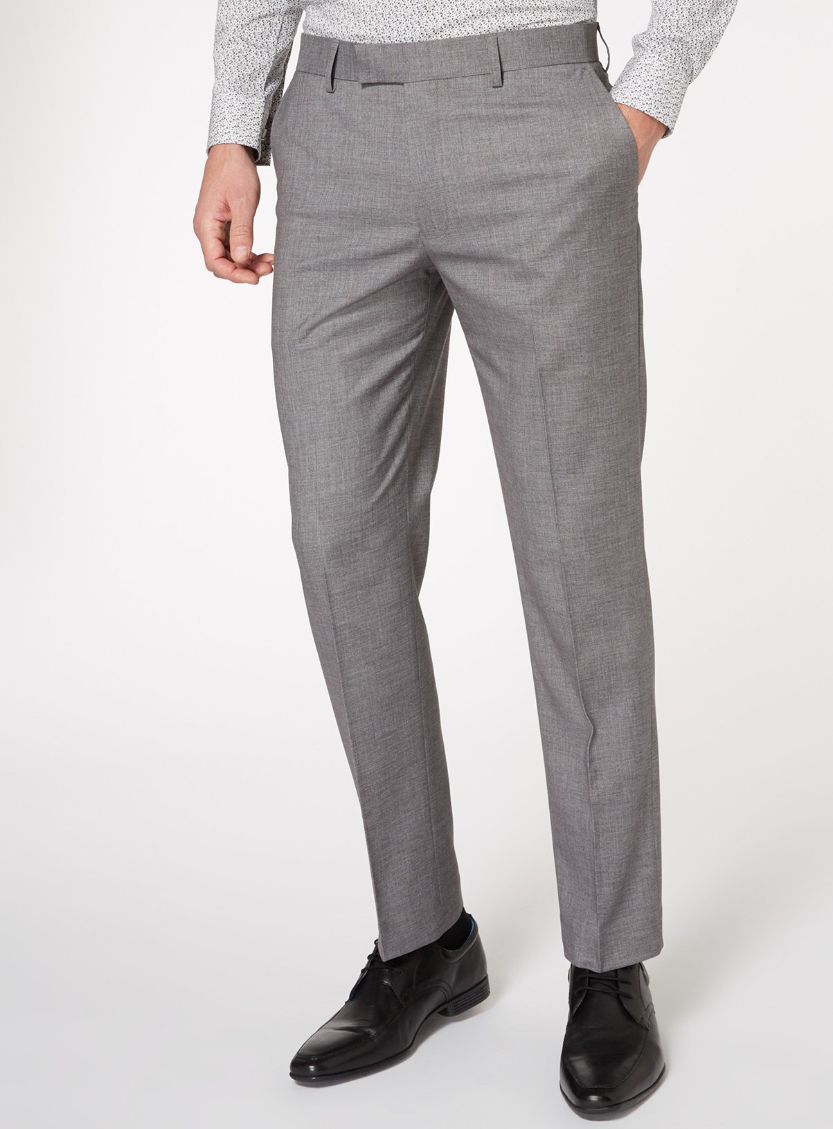 Grey Grindle Stretch Suit Trousers Review