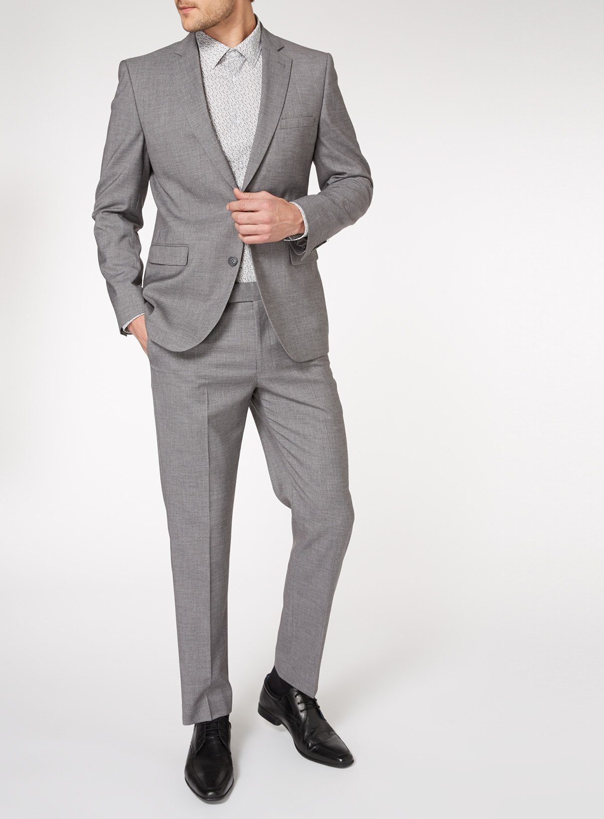 Grey Grindle Stretch Suit Trousers Review