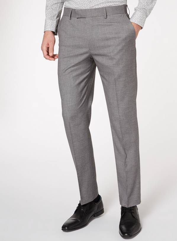 Buy Light Grey Grindle Tailored Fit Suit Trousers - W40 L33 | Formal ...