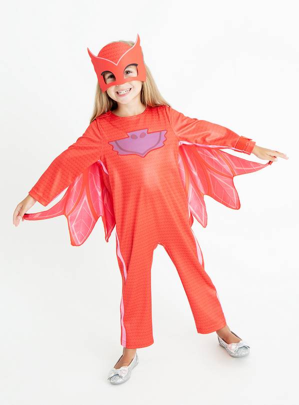 Buy Red PJ Masks Owlette Costume - 3-4 Years | Kids fancy dress ...