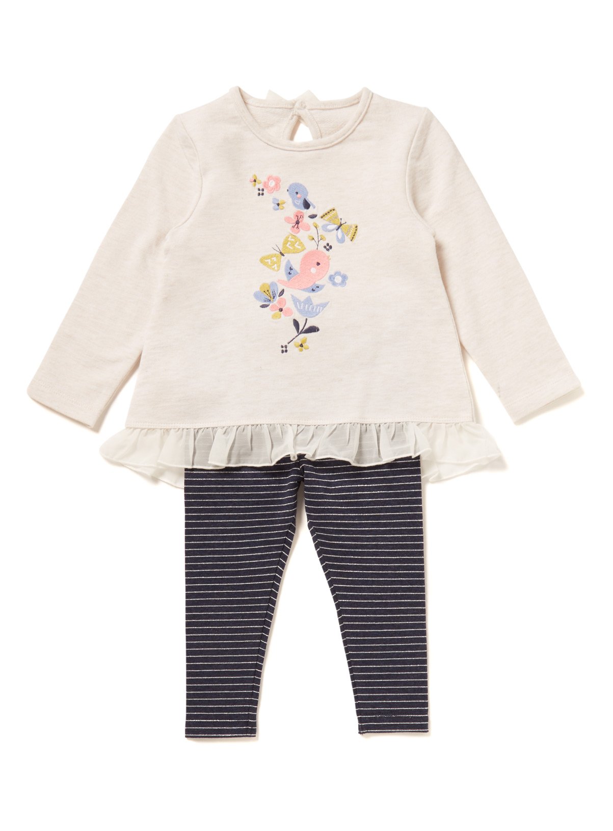 Multicoloured Bird Tee and Leggings Set Review